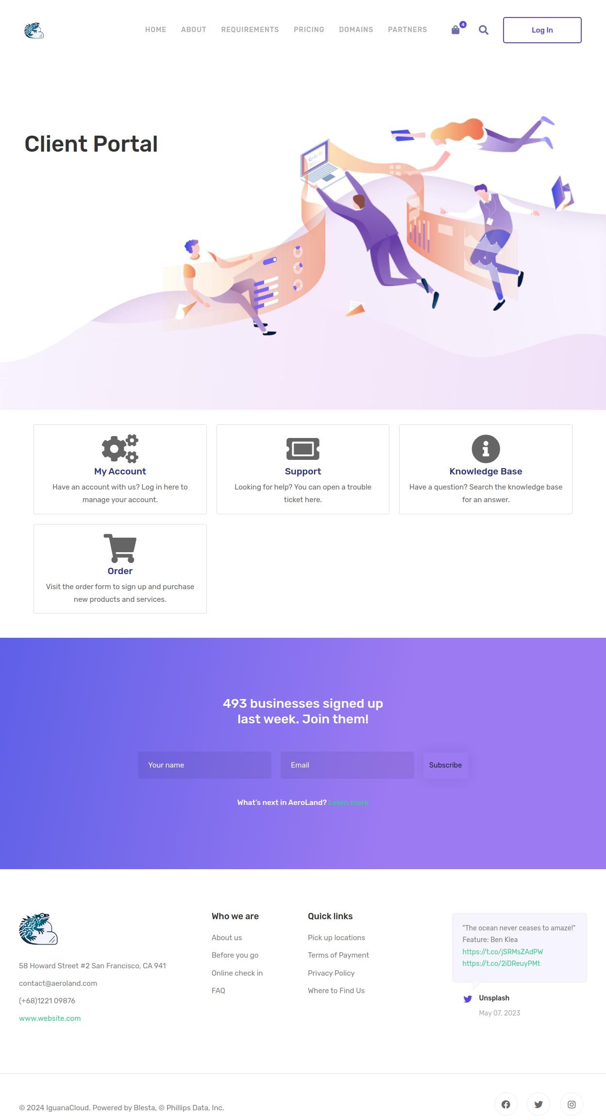 IguanaCloud Blesta Integration